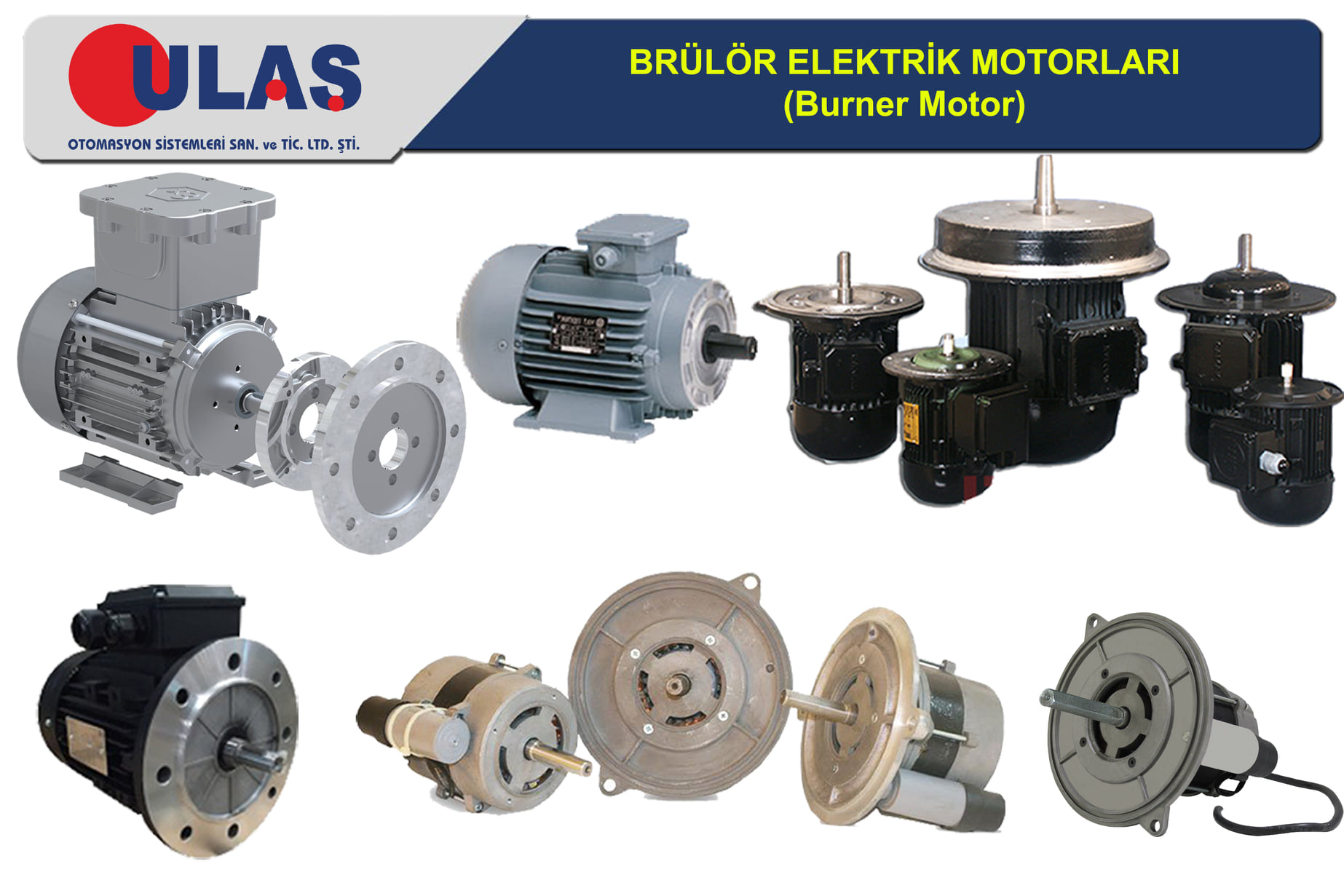 Brülör Elektrik Motoru Tamiri ve Satışı - Ulaş Otomasyon