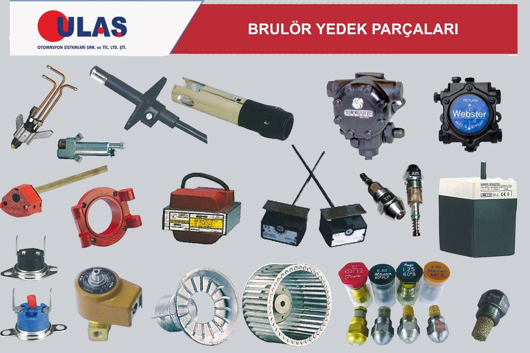 Brülör Yedek Parça ve Tamiri İstanbul & Beyin Pompa Trafo Fotosel Fan Meme - Ulaş Otomasyon