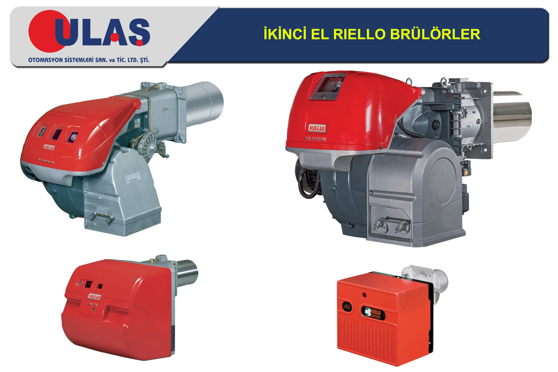 İkinci El Riello Brülör 2. El Riello Brülör Satışı - Ulaş Otomasyon