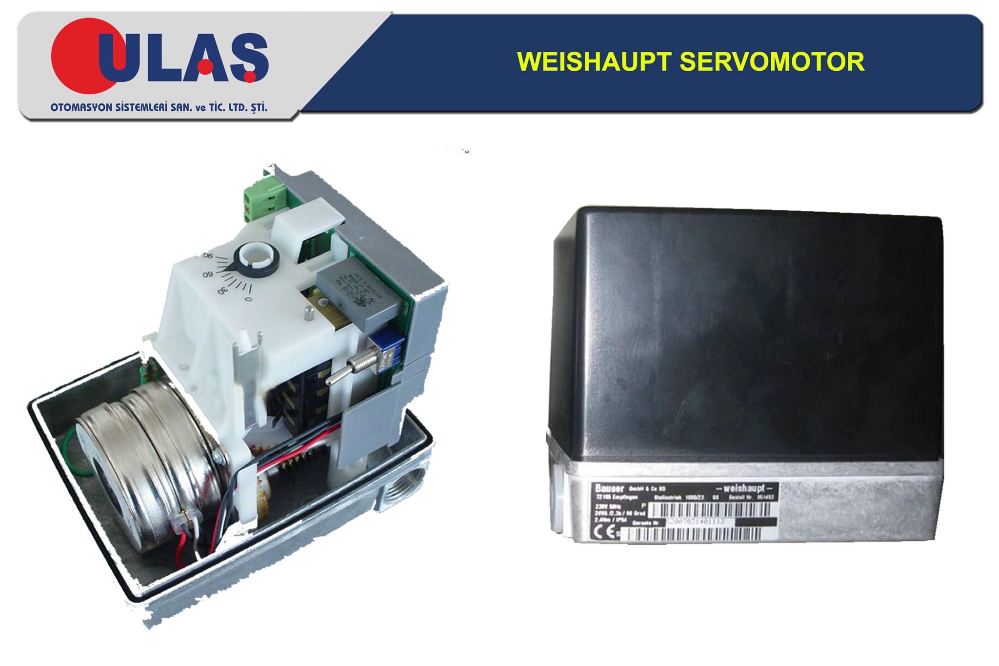 Weishaupt Damper Motoru Satış ve Tamiri  - Ulaş Otomasyon