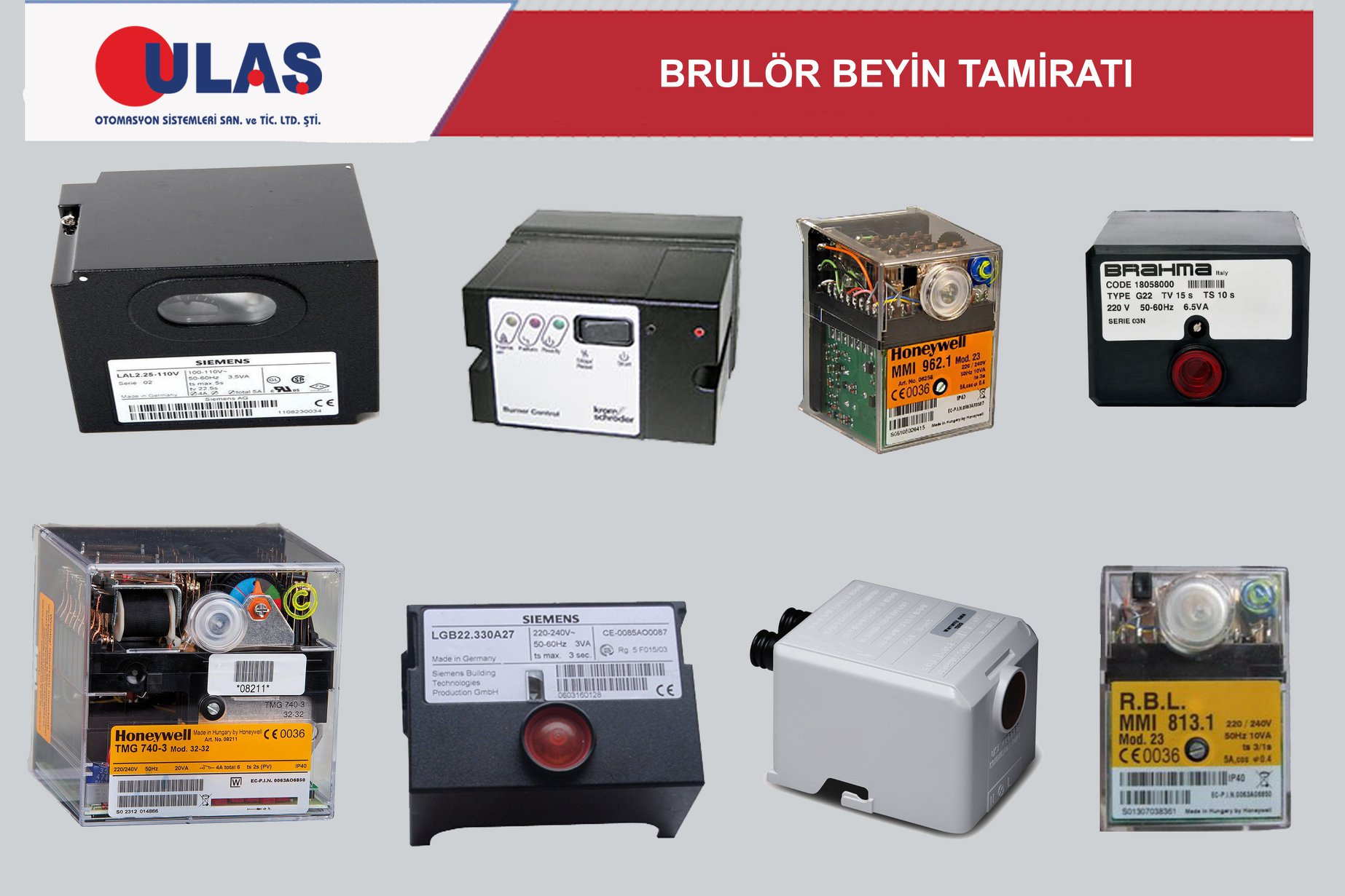 Honeywell Brülör Rolesi Satış&Tamir&Revizyon  - Ulaş Otomasyon