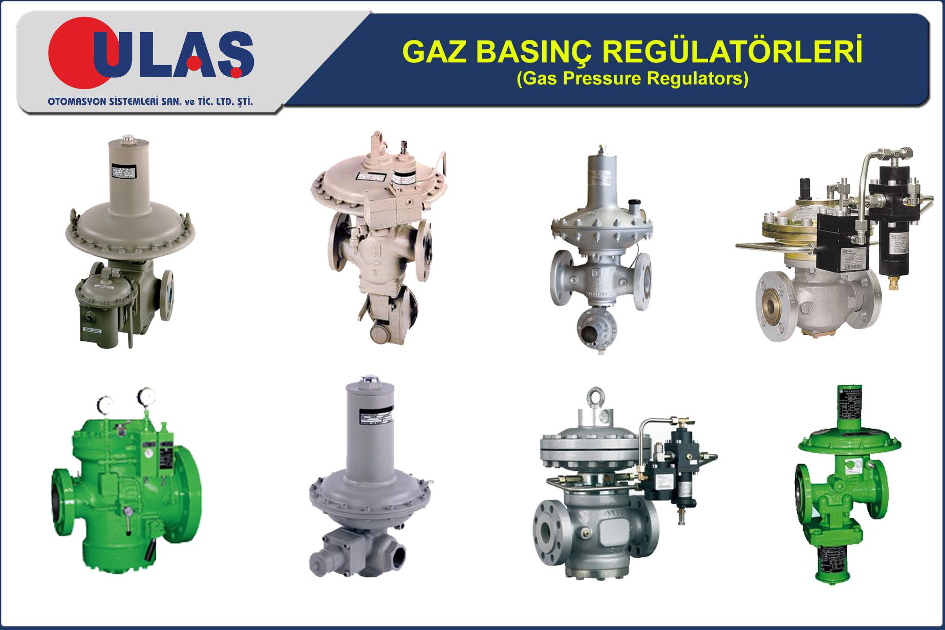 FLOWSERVE Gaz Regülatörü satış&tamir&revizyon yapmaktayız.  - Ulaş Otomasyon