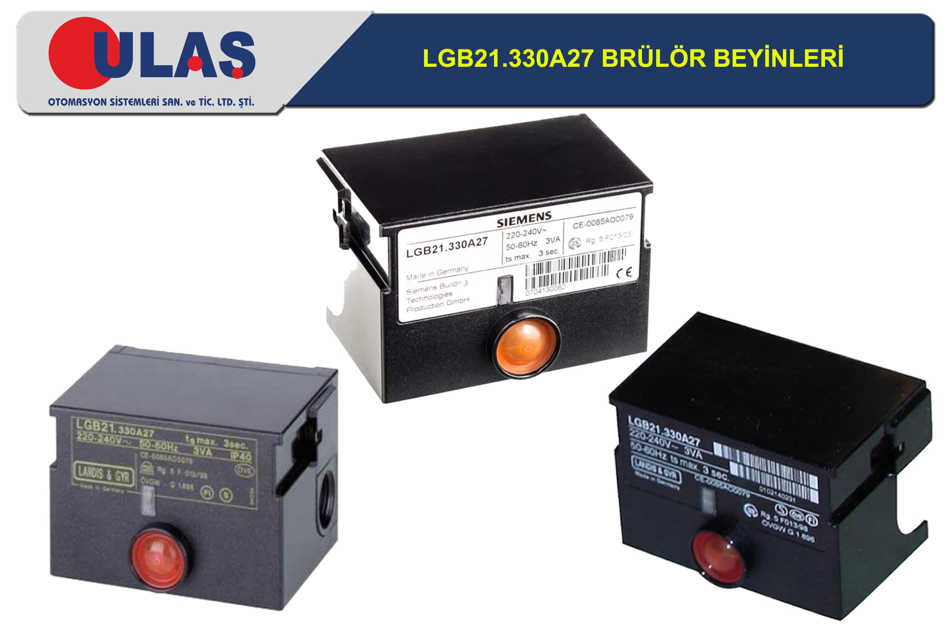 Siemens Lgb21.330a27 Brülör Beyni Satış ve Tamiri - Ulaş Otomasyon