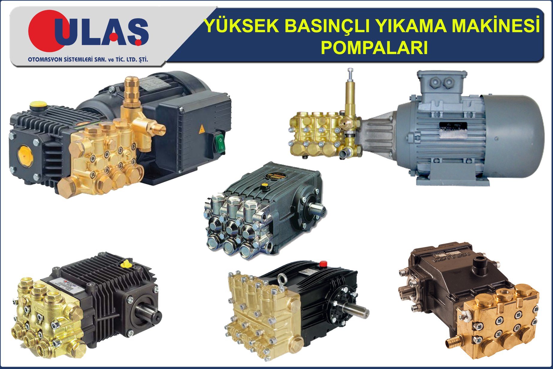 Yüksek Basınçlı Oto Yıkama Makinesi Pompası Tamiri ve Satışı - Ulaş Otomasyon